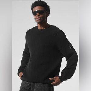 ALO Domain Rib Knit Crew Sweater Men’s Medium NWT
